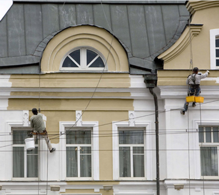 ремонт фасада