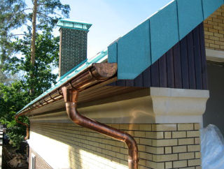 Монтаж водостоков